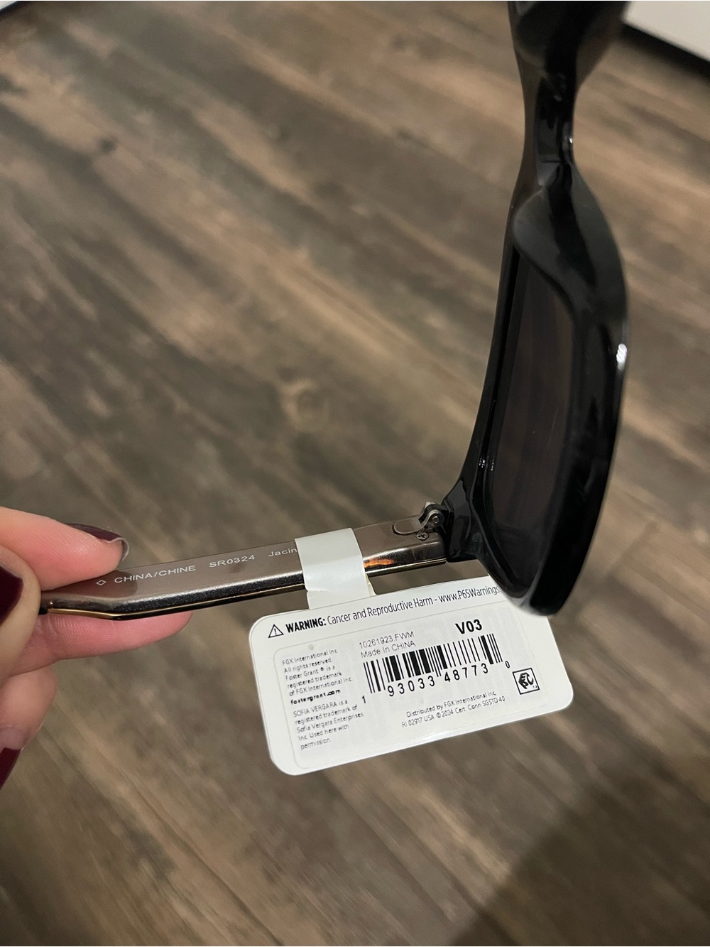 Foster Grant | Black Women's Sunglasses w/ Leopard Print Bows - New with Tags! - Picture 5 of 6